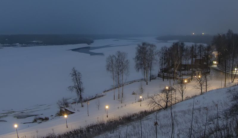 Зимнее утро на Вятке фото превью