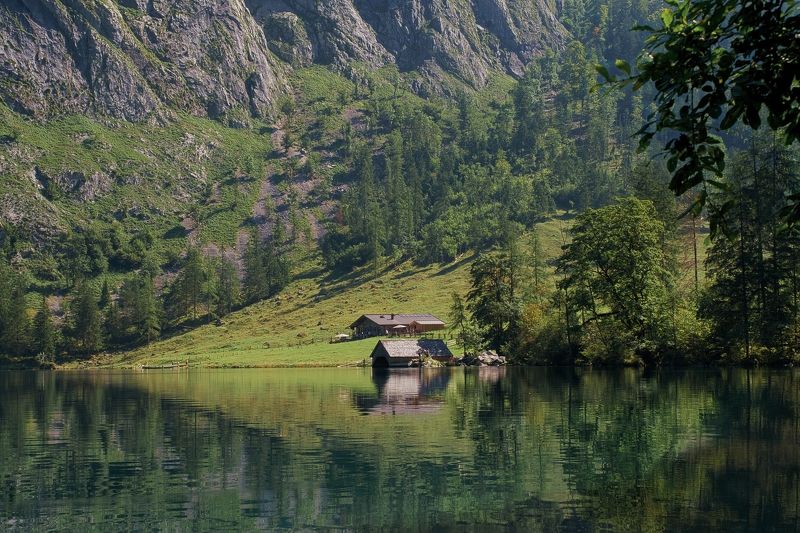 Баврские Альпы. ( Ферма на уровне предгорий) фото превью