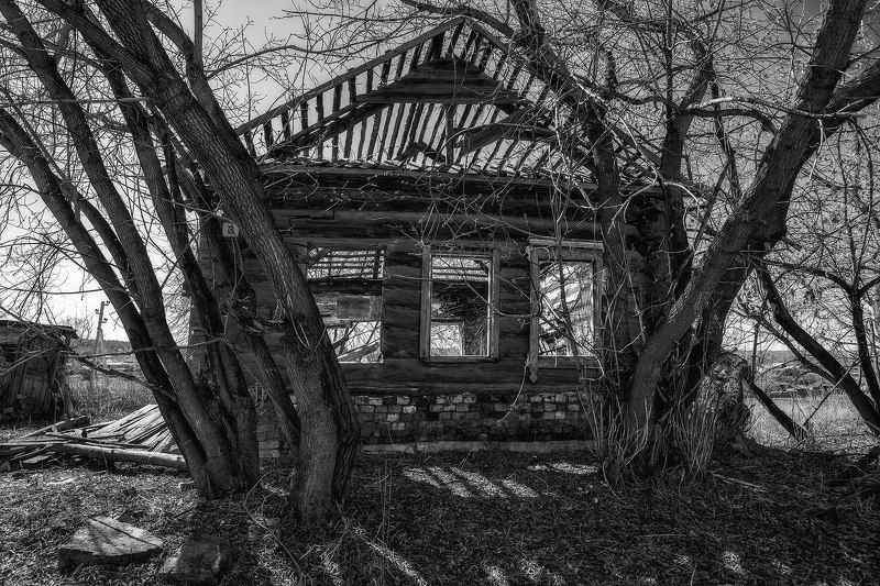 дом, деревня, провинция Скелет фото превью