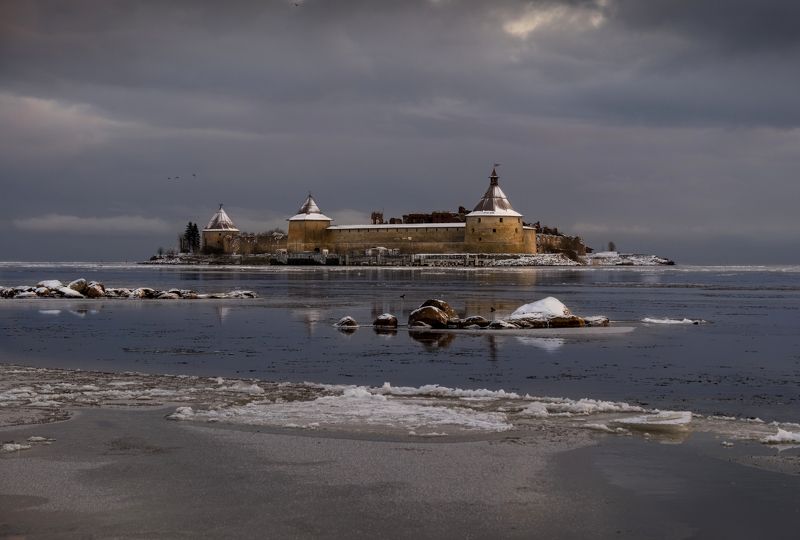 ленинградская область, замок, castle, русь, russia, русская старина, святая русь нд, ленобласть нд, ленобласть, россия православная, крепость орешек, башня, ладожское озеро, нд, leningrad region, oreshek fortress, lake ladoga, november, шлиссельбург, nоte Первый лед фото превью