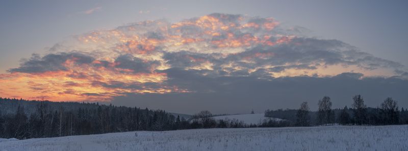 гремячий ключ, вечер, декабрь Затянуло фото превью