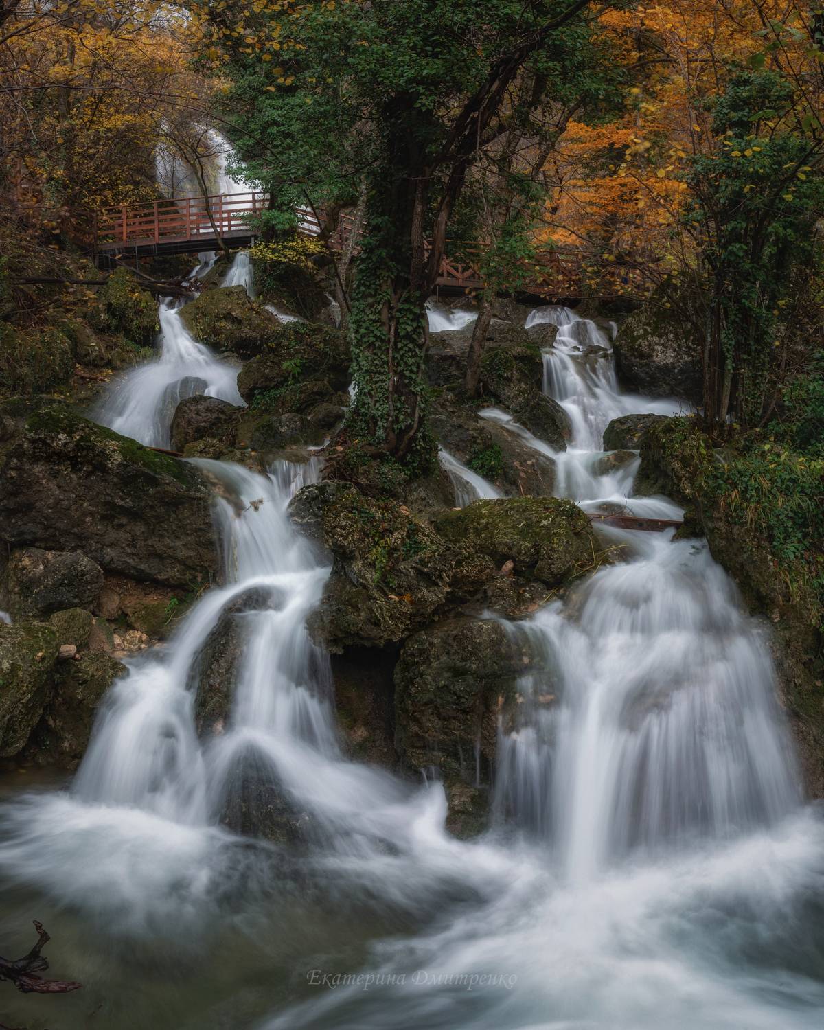 крым, водопад, су-учхан, осень, река, пейзаж, crimea, landscape, Дмитренко Екатерина