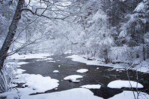 Зима в горах