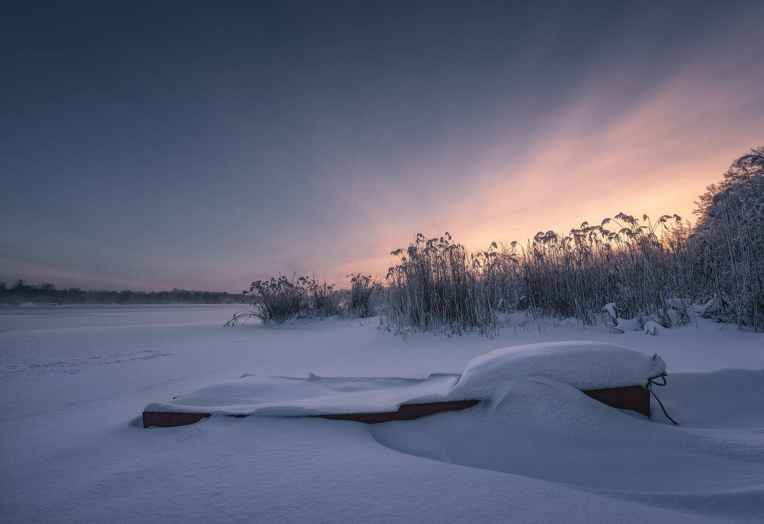 шатура, зима, рассвет, мороз, Левыкин Виталий