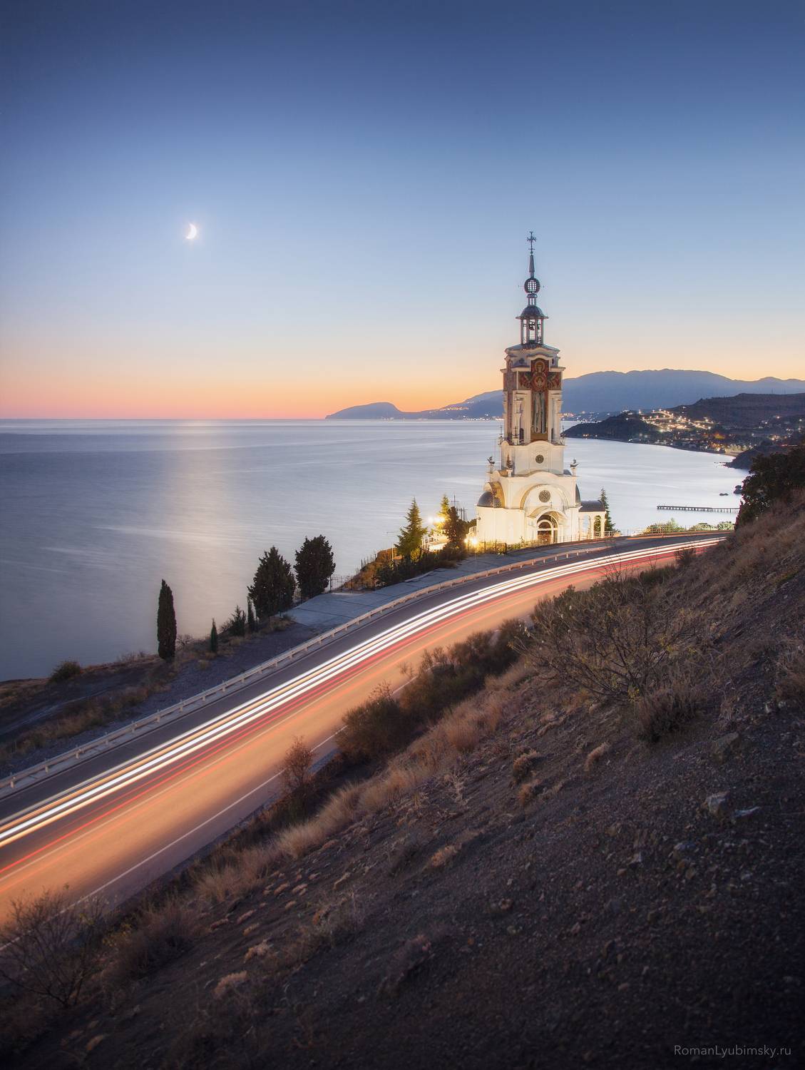крым, храм-маяк, выдержка, ночная фотография, длинная выдержка, фототуры, Roman Lyubimski