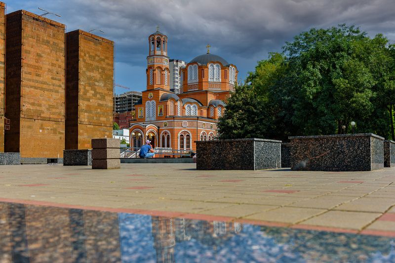 городская зарисовка фото превью
