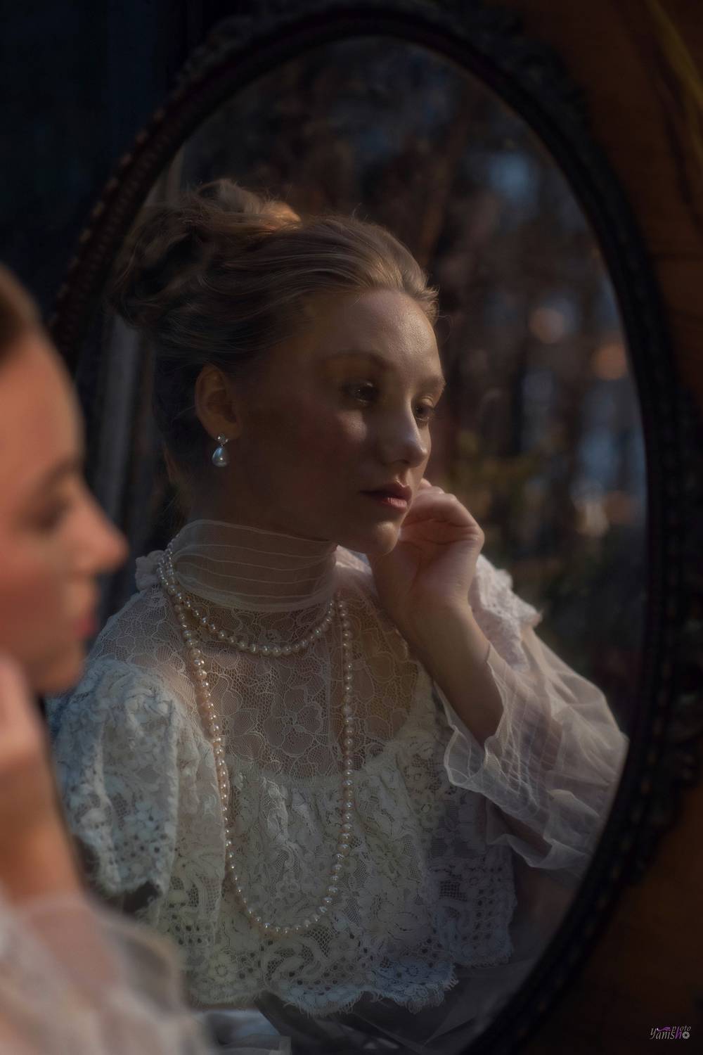 ретро, девушка, портрет, рояль, осень, Тургенев, артфото, Ермакова Янина