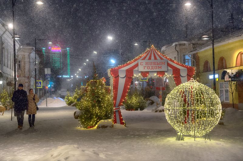 Серпухов  , Рождество. Новый год .  Серпухов  в Рождественские праздники. фото превью