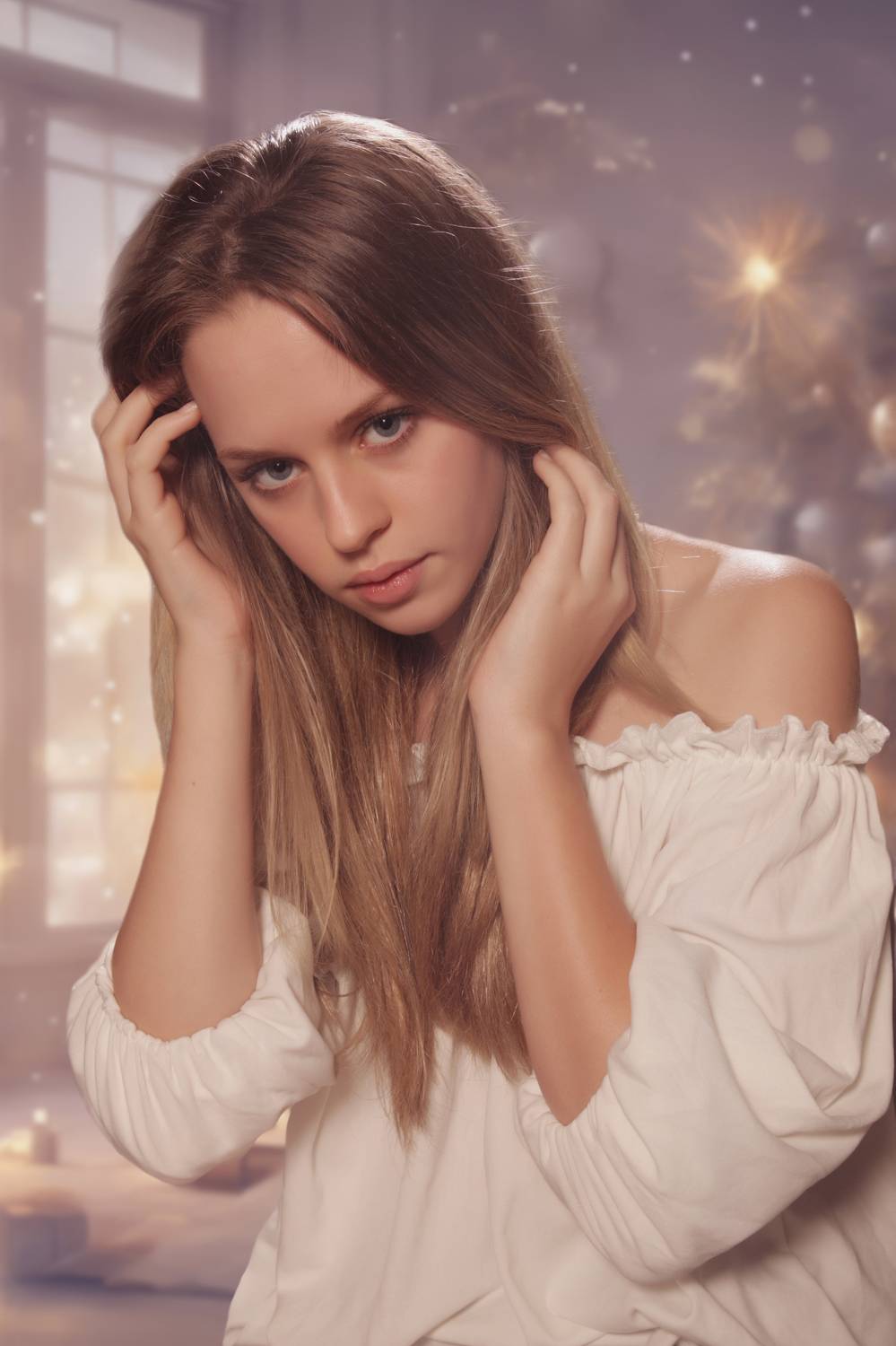 девушка, портрет, Sergii Vidov