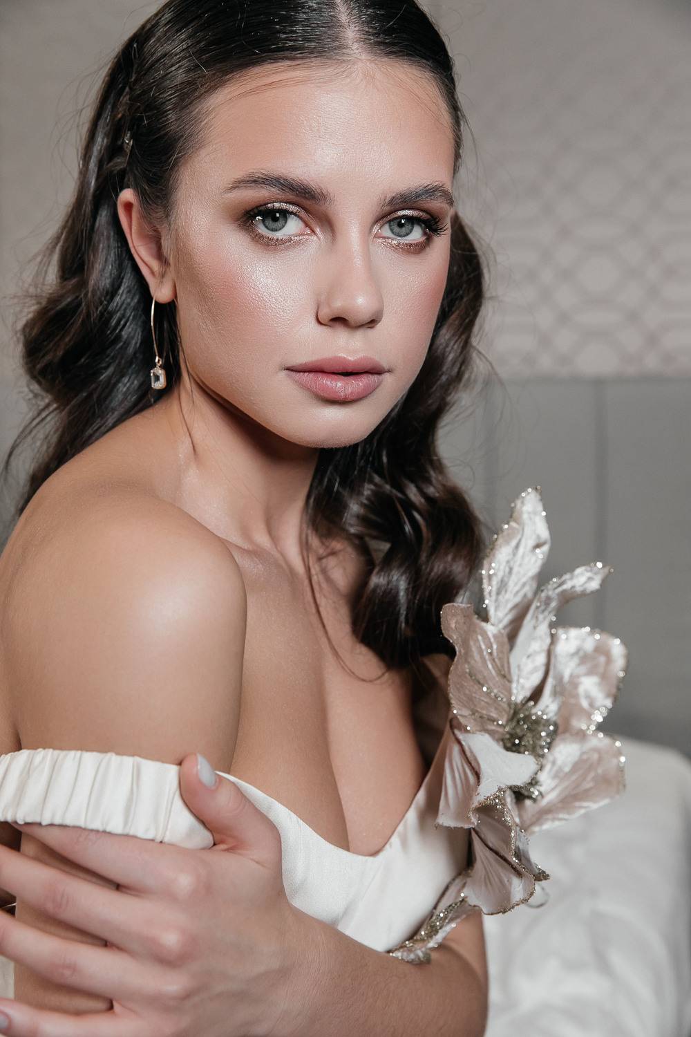 женский портрет, студийный портрет, невеста, утро невесты, Элина Ларченкова