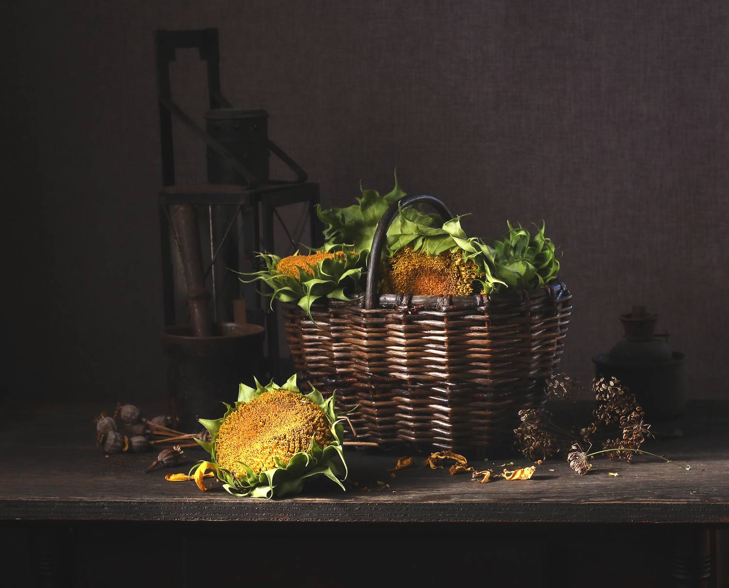 натюрморт, фотонатюрморт, still life, stillifefoto, художественное фото, фотохудожник, наталья  казанцева, лето, осень, дача, подсолнухи, фонарь, ретронатюрморт,, Наталья Казанцева