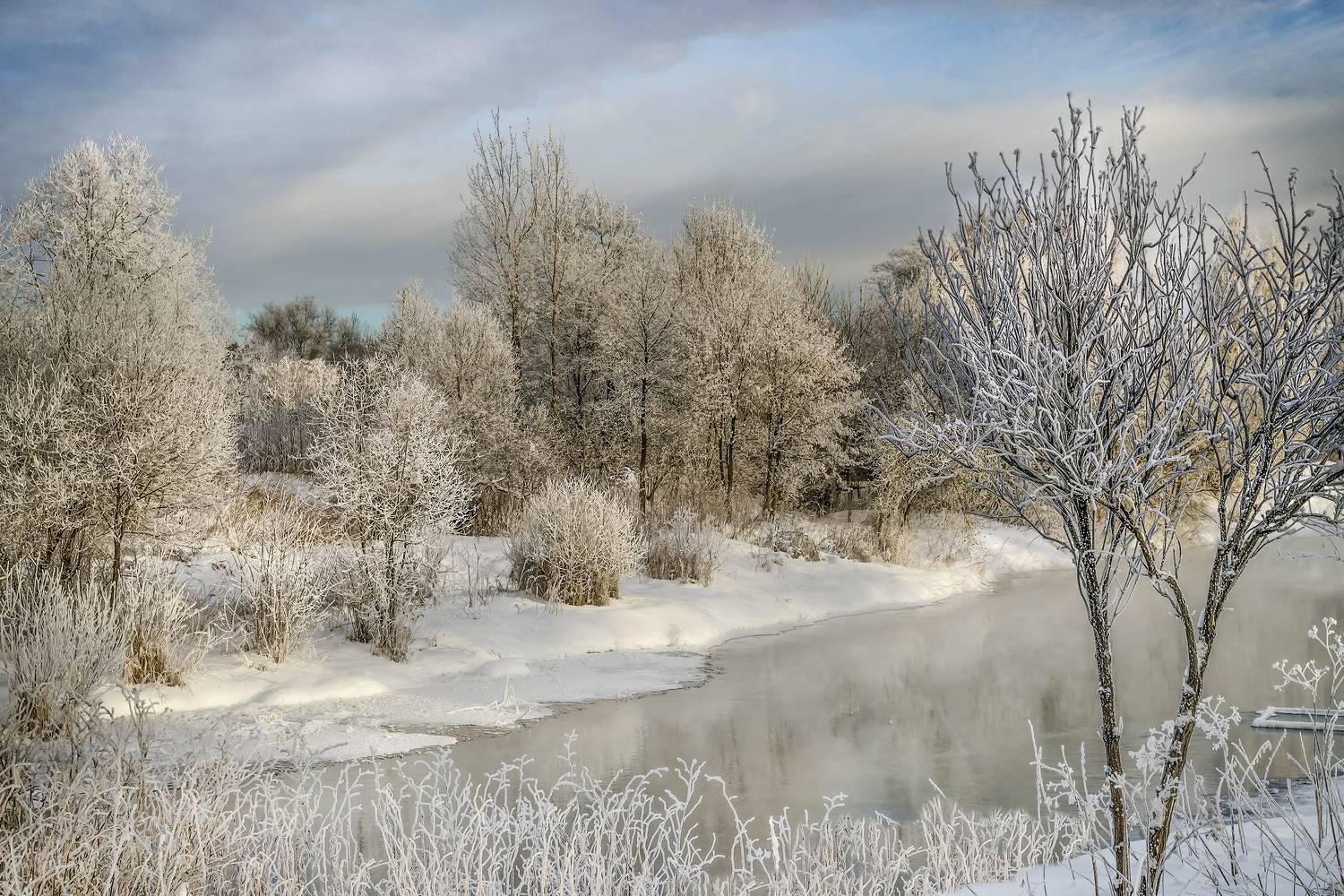 у реки. истра...лёгкий туман ..., Бирюков Вячеслав