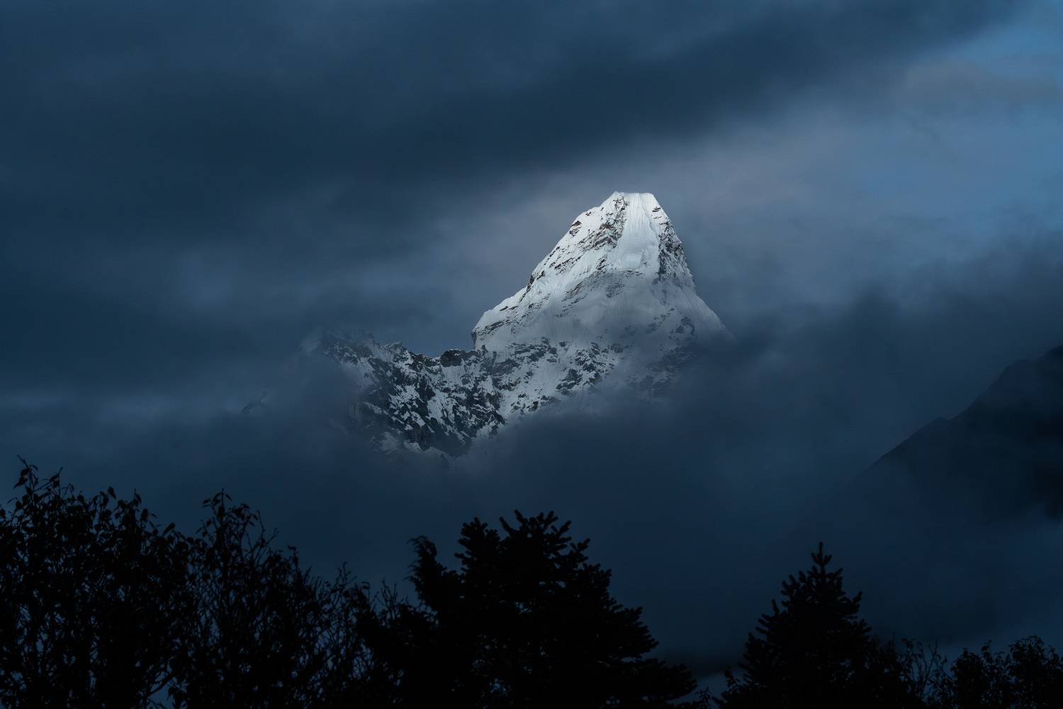 непал, гималаи, горы, ама даблам, nepal, himalaya, mountains, ama dablam, Баландин Дмитрий