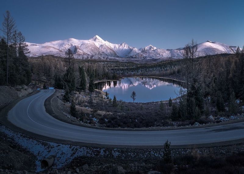 Сумерки на озере Киделю…  Twilight on Lake Kidelyu... фото превью
