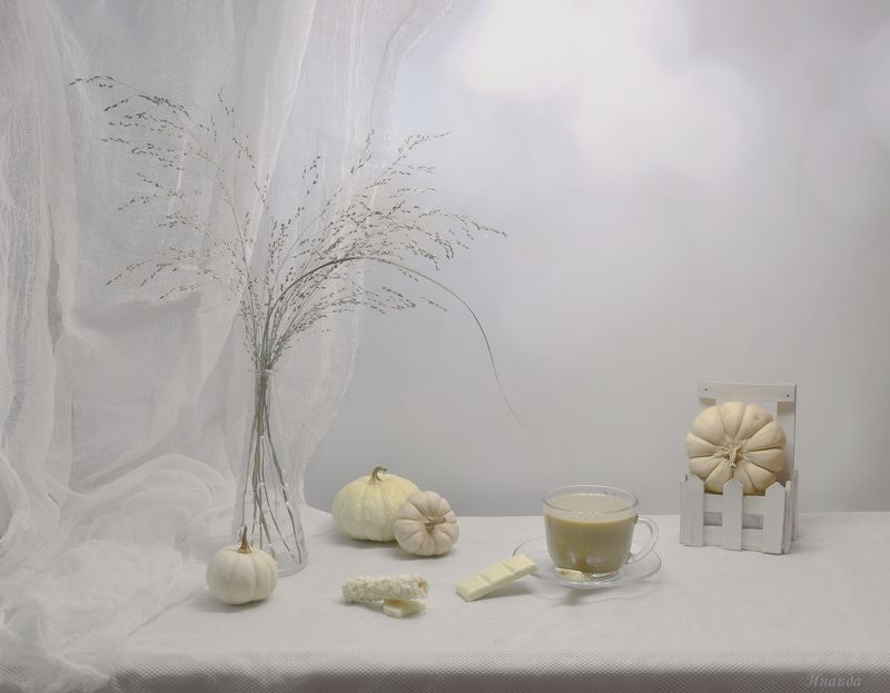 чай,тыквы,просо,свет,шоколад *** фото превью