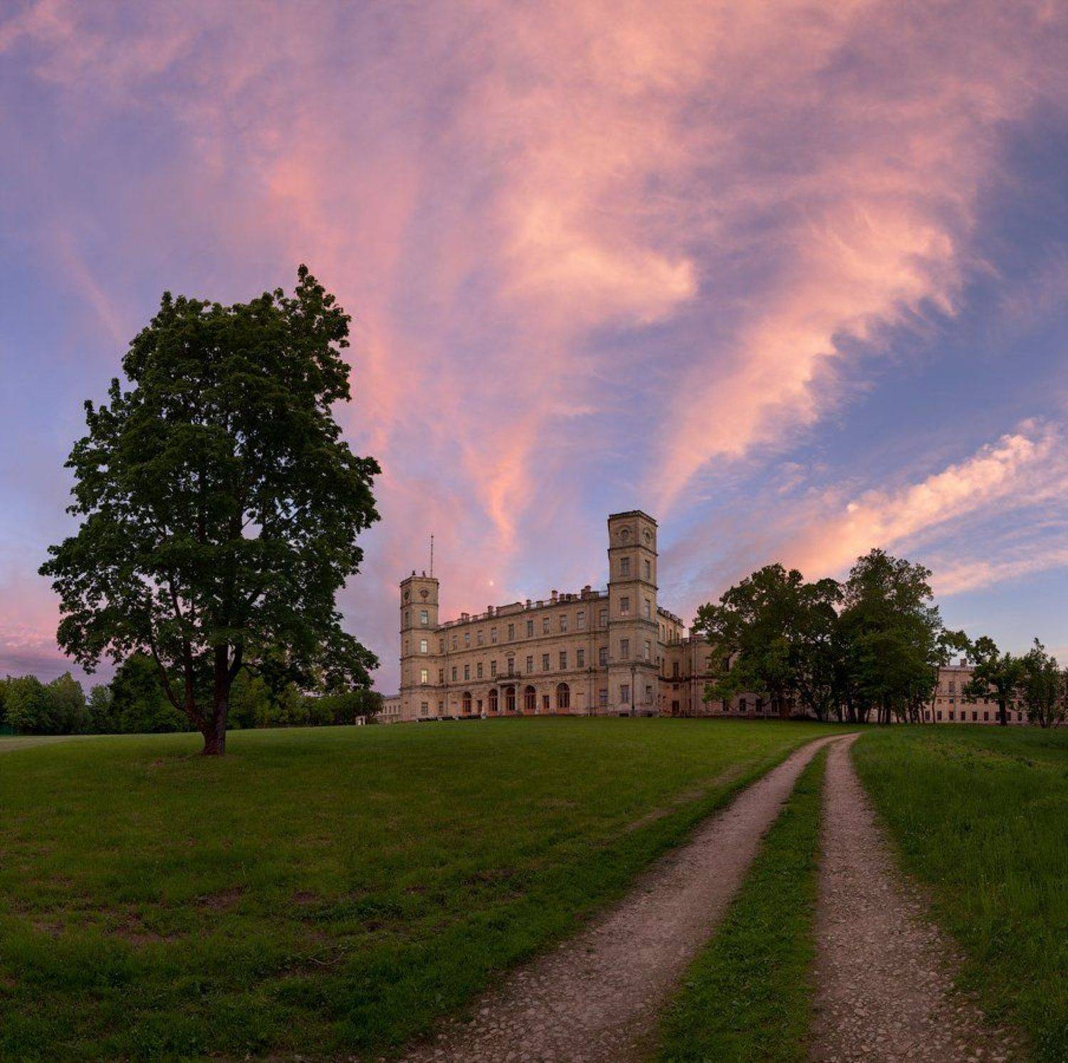 Гатчина, Дворец, Закат, Парк, Alex Darkside