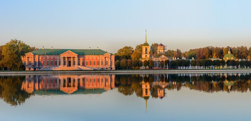 Кусково, Отражения Усадьба Кусково. фото превью