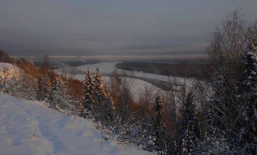 Зима на реке