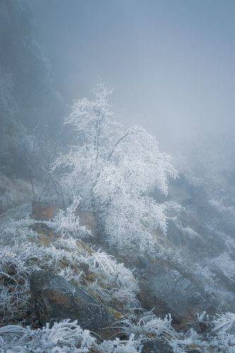 Зима на горе Змейка