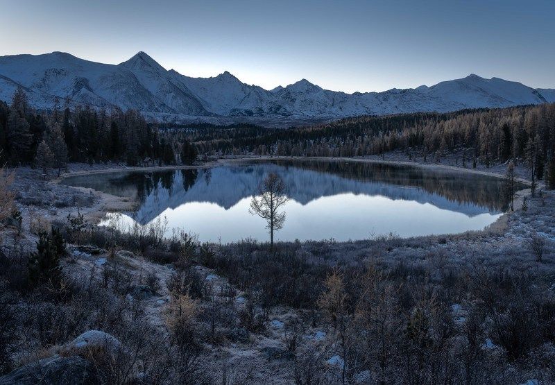 Сумерки на озере Киделю…  Twilight on Lake Kidelyu... фото превью