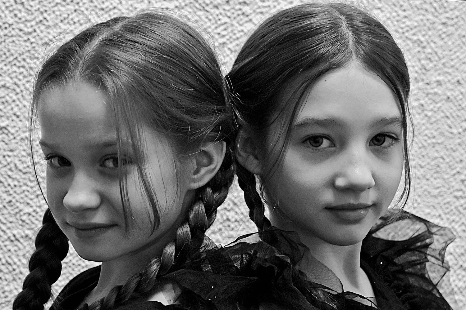 дети, портрет, чб, апатиты, Николай Смоляк