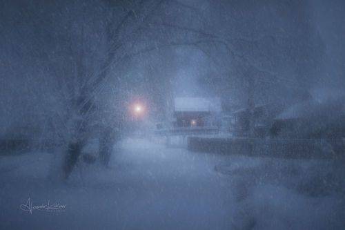 Снежный вечер...