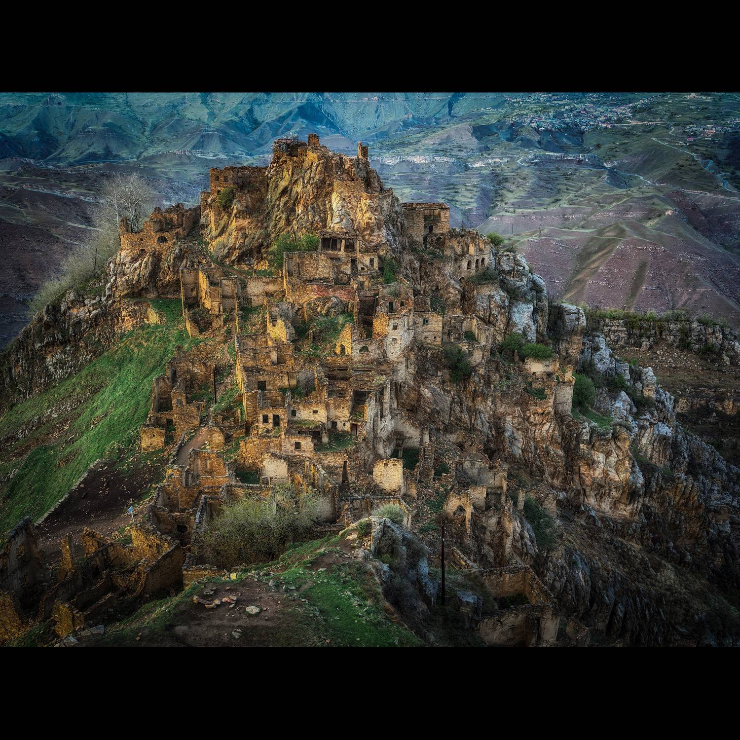 гамсутль, пещера, вода, водохранилище, горы, весна, кавказ, россия, дагестан, восход, природа, пейзаж, дронофото, Ivan A. Godovikov