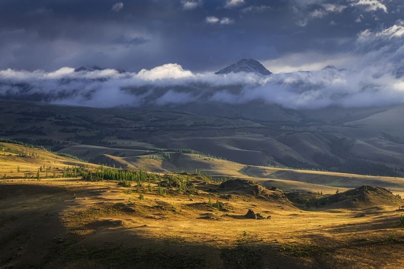 Рассвет над Курайским хребтом фото превью