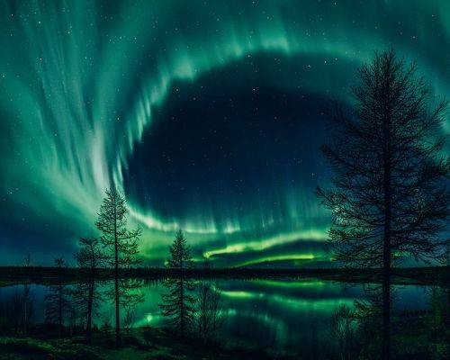 В осеннем танце