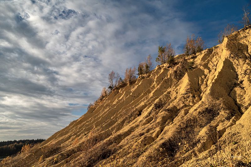 Осень Борницкого карьера фото превью