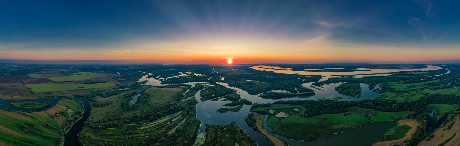 волга, закат, саратов, панорама, природа, острова, простор, саратовская область, Подосинников Максим