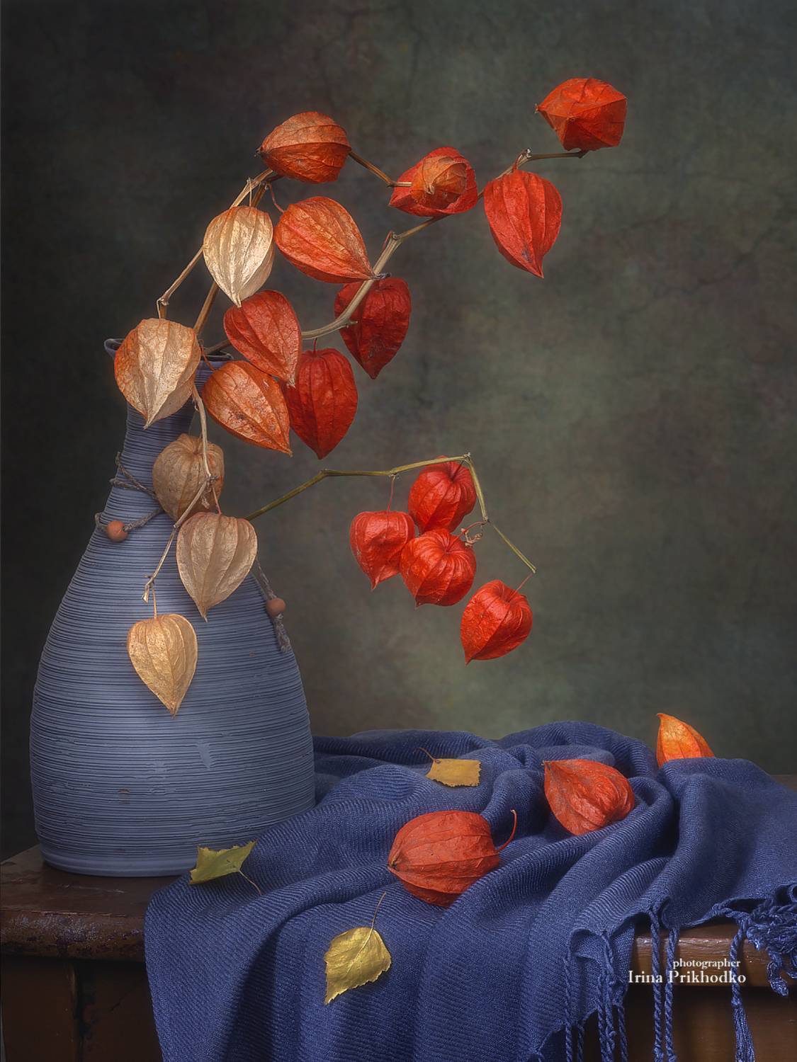 натюрморт, осень, настроение, физалис, Приходько Ирина