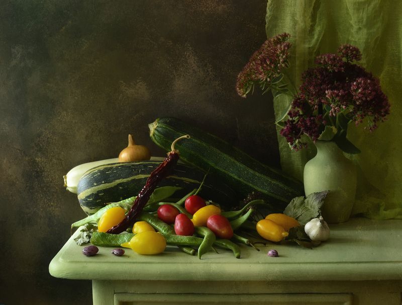 кабачки,овощи,томаты,перец,свет,инаида,очиток *** фото превью