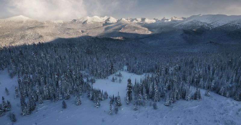 ергаки, сибирь, красноярский край, горы, снег Ергакские просторы фото превью