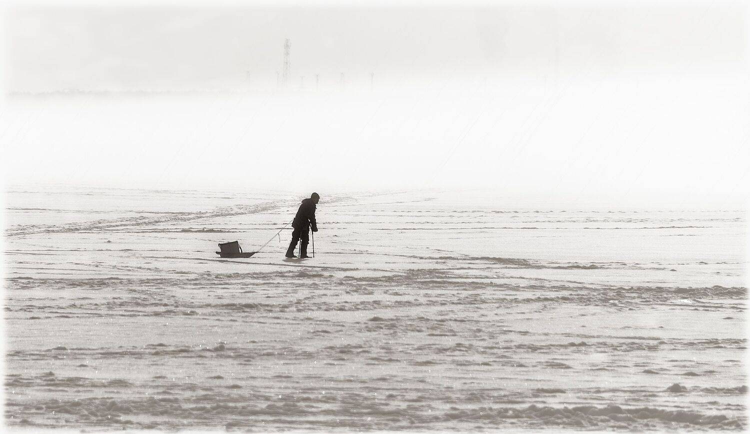 снега, зимняя рыбплка, Сергей Аникин