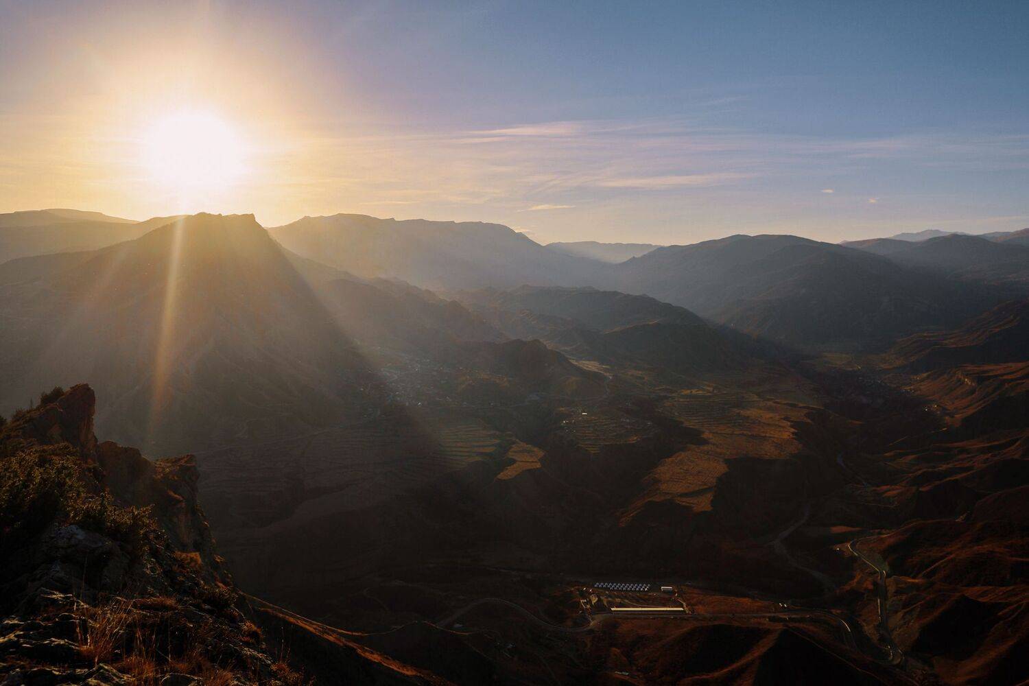 утро,гуниб,осень,пейзаж,горы,рассвет,дагестан,, Magov Marat