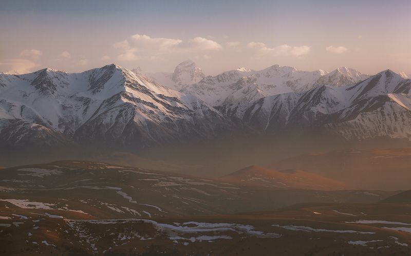 кавказ, кбр, бермамыт, закат Бермамыт. Апрель 2023 фото превью