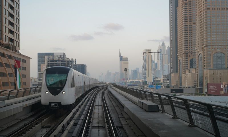city, skyscraper, morning, subway, train, transport, architecture, movement, future, futurism, concept, megapolis 2035 фото превью