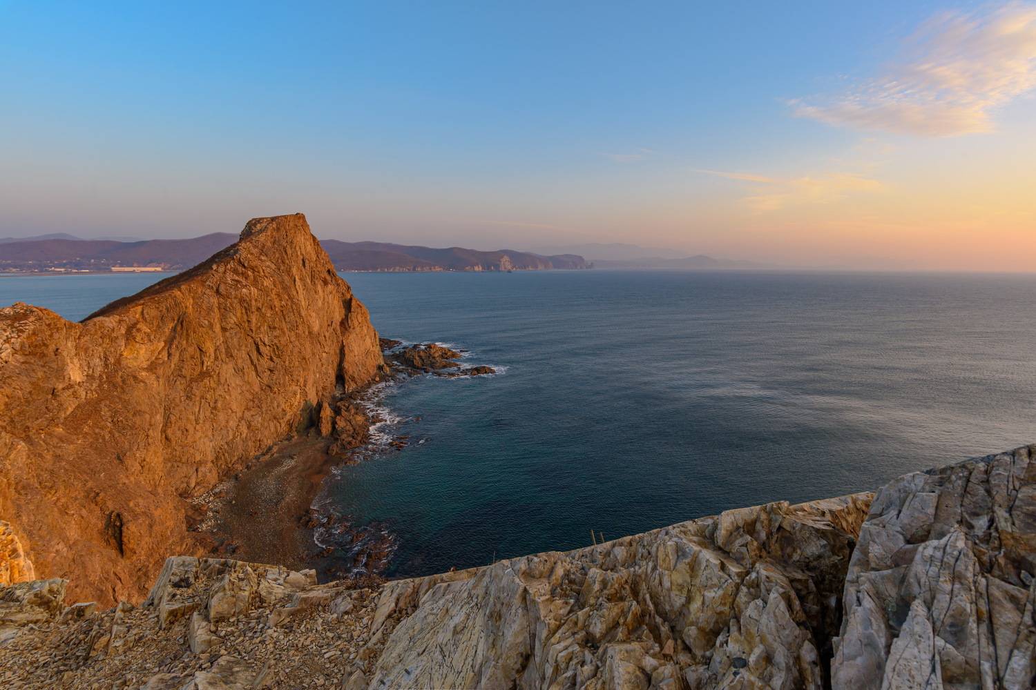 море, утро, мыс бринера,  GeorgyPrimoretz