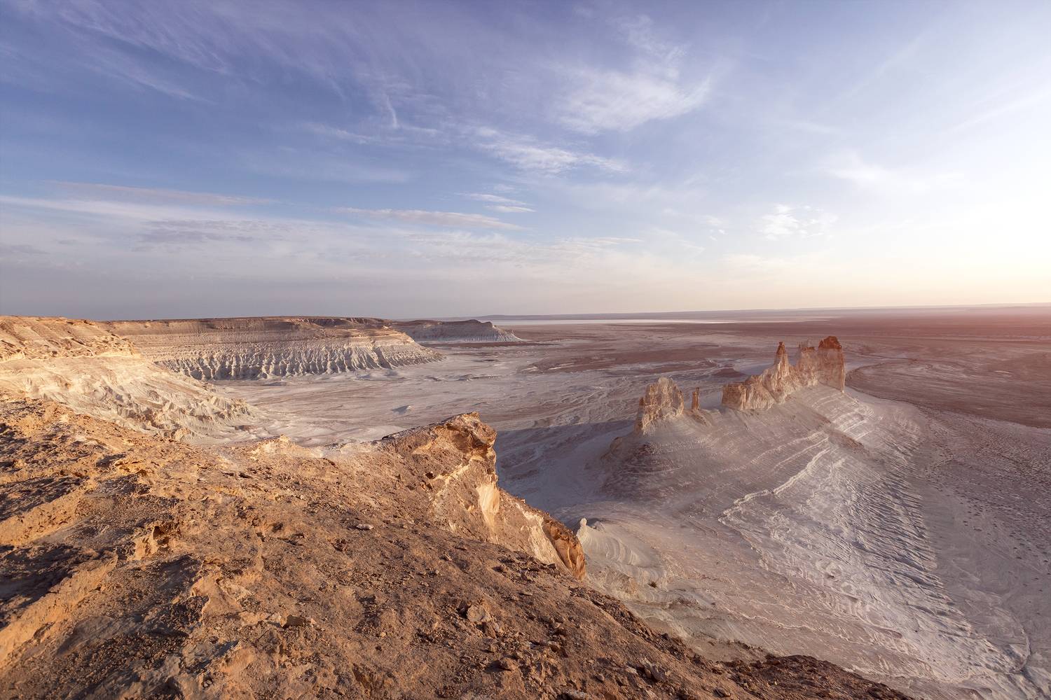 пейзаж, природа, пустыня, закат, осень, Попов Станислав