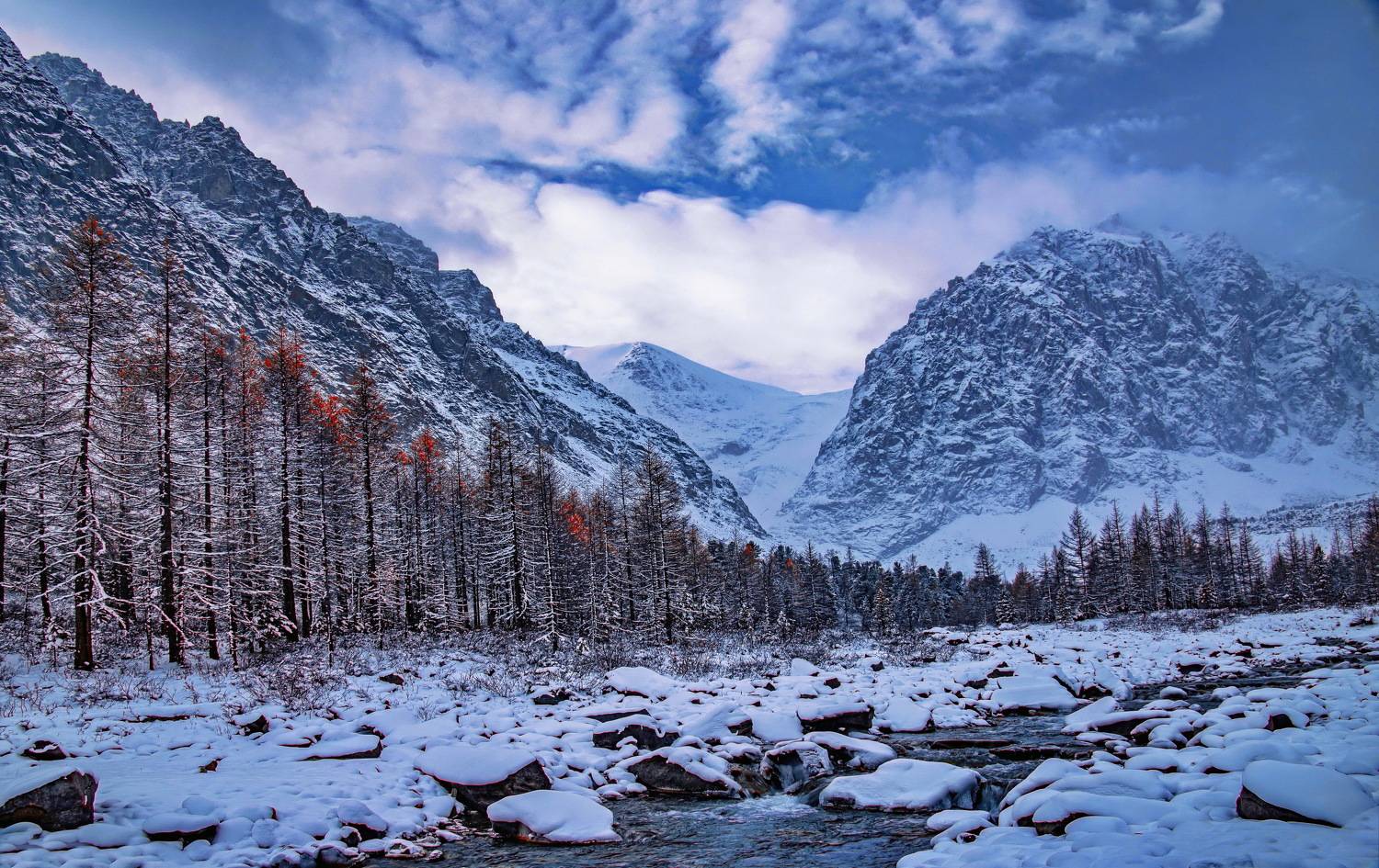 алтай. осень. горы., Евгений Дроботенко