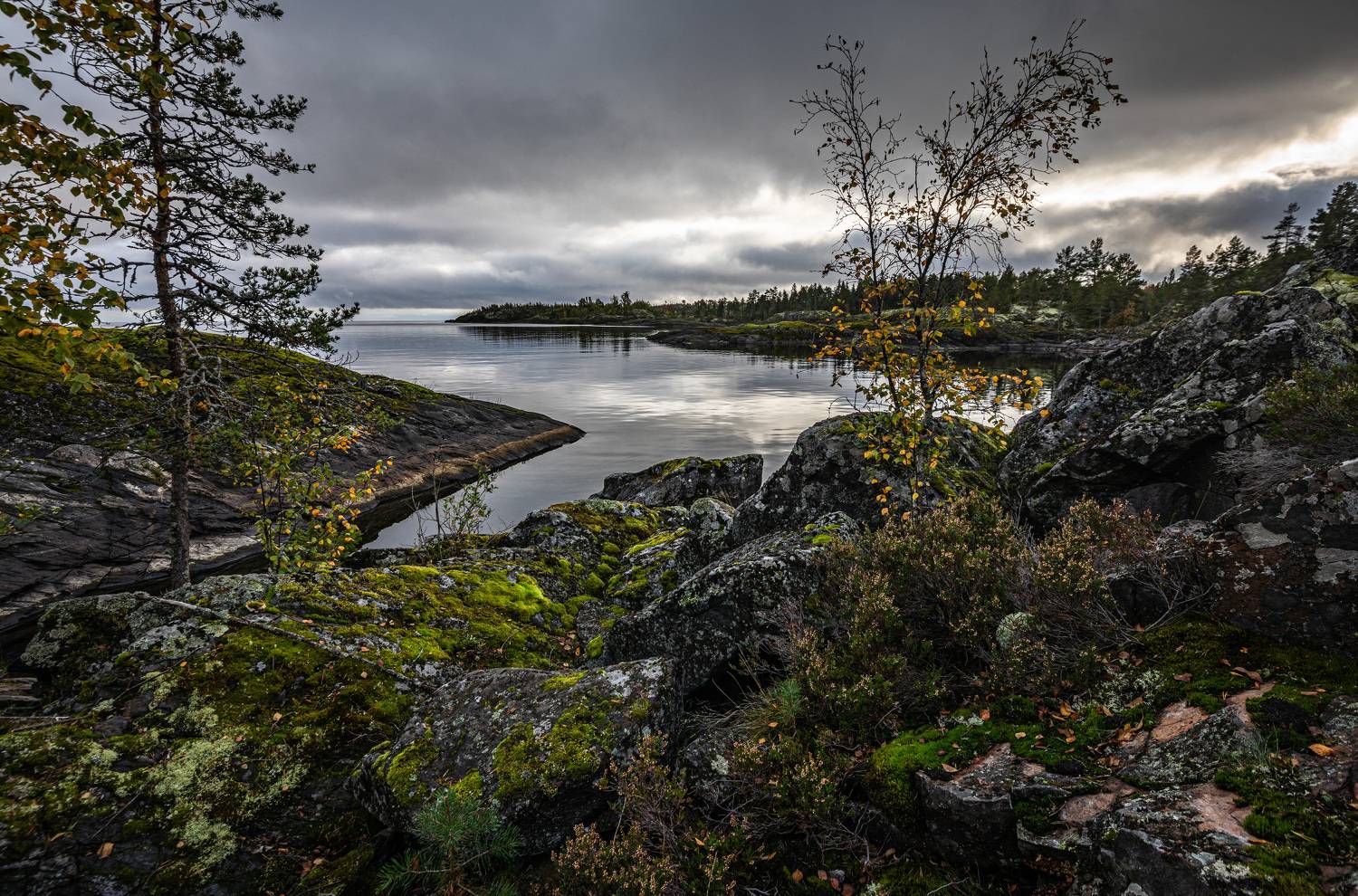 Ладога, Карелия, шхеры, осень, Сергей