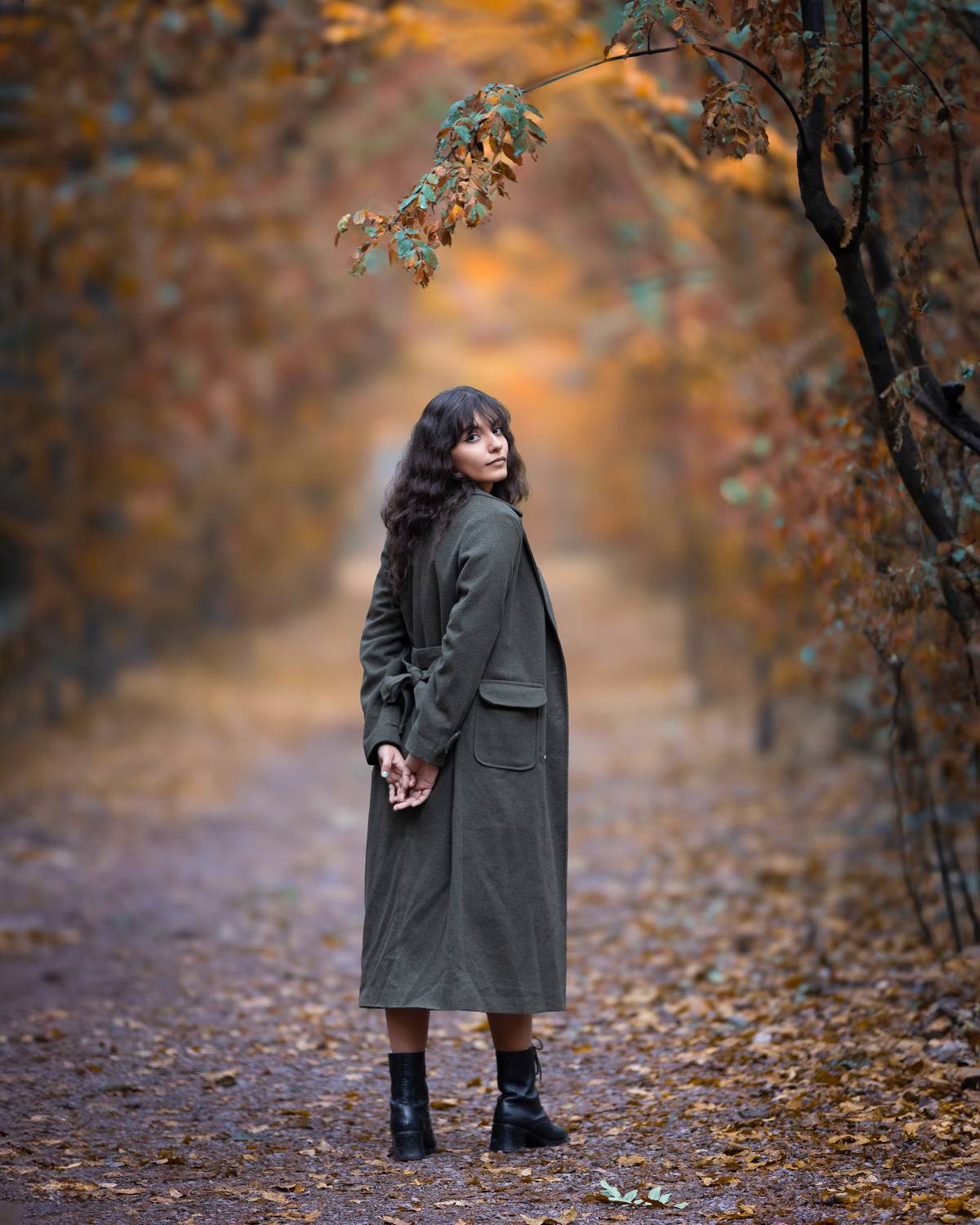 Девушка, портрет, осень, Дмитрий Александров