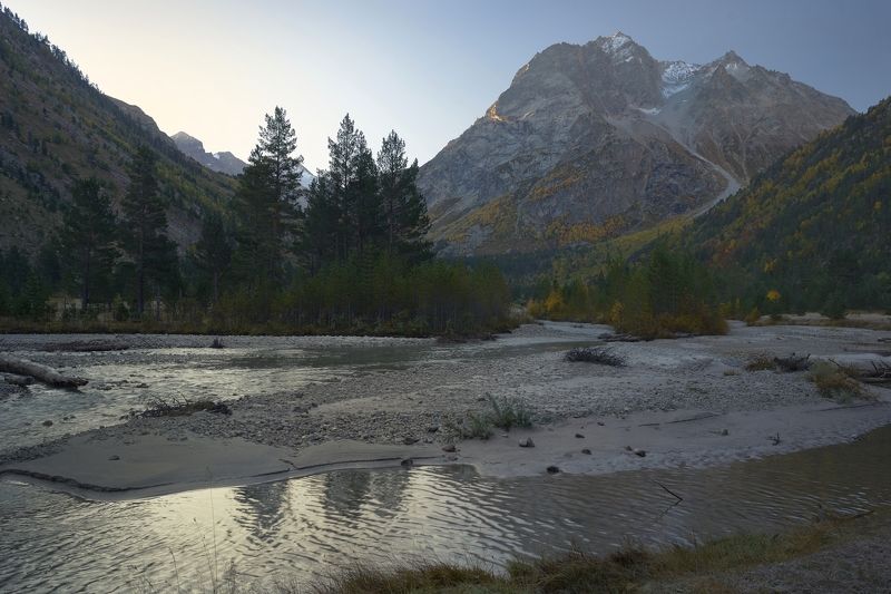Рассвет в горах фото превью
