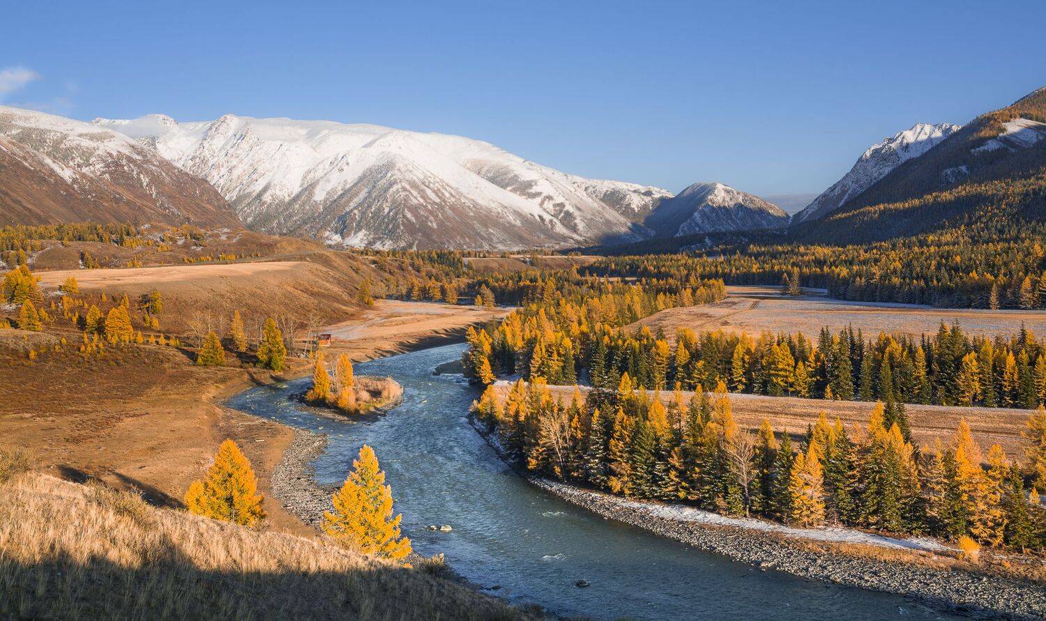 россия, горный алтай, река чуя, осень, Андрей Поляков