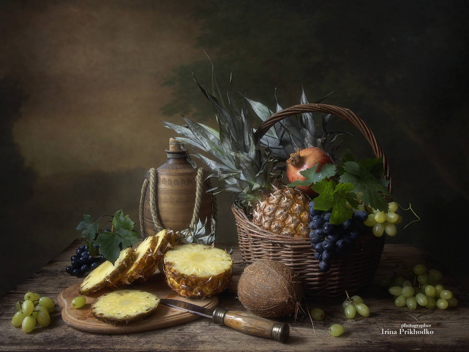 натюрморт, фрукты, экзотические фрукты, , Приходько Ирина