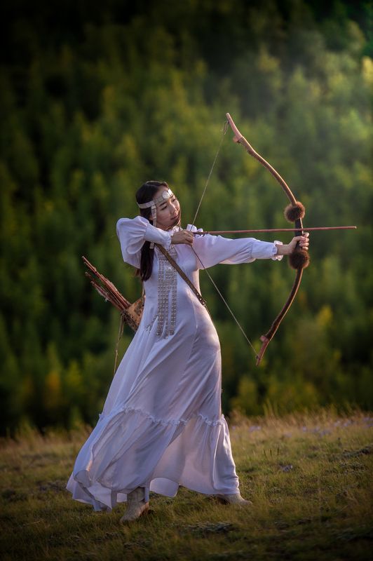 девушка, воин Девушка воин фото превью