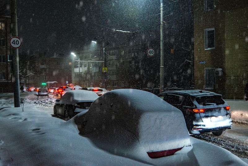 Снег и город (здравствуй Ваня новый год) фото превью