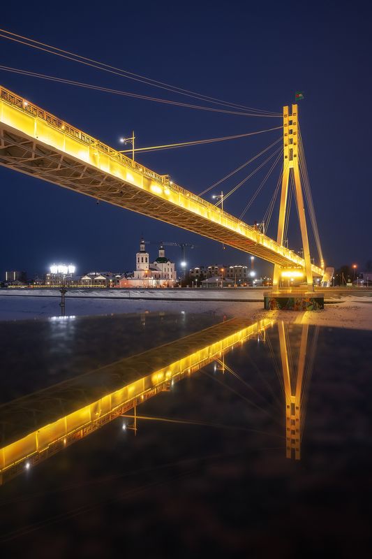 тюмень, город, алтушкинсергей, мост, церковь *** фото превью