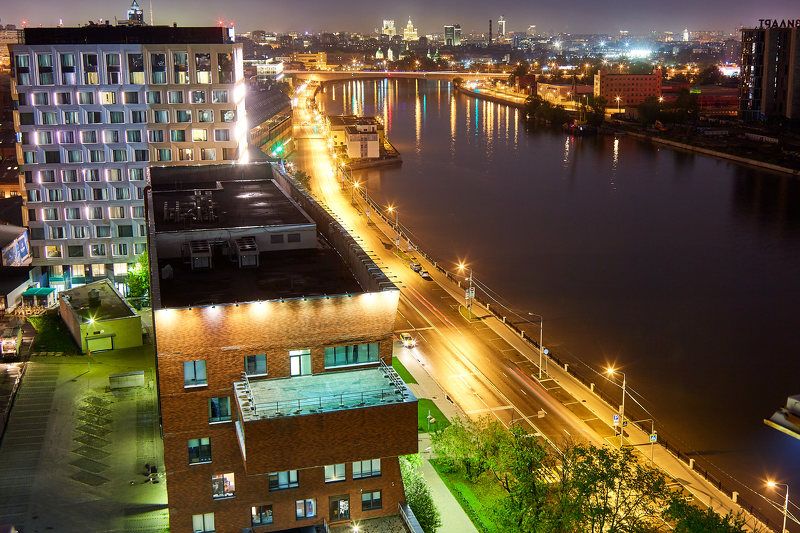 Огни ночного города. фото превью